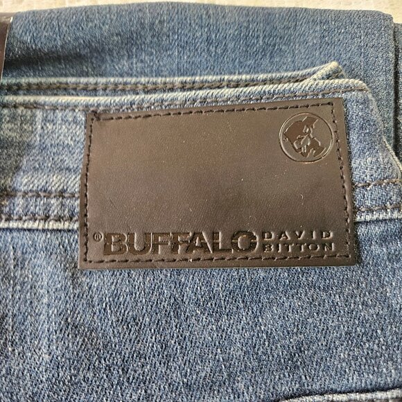NWT Buffalo David Bitton Jackson-X Straight Stretch Denim Men's Size 36x30 - Picture 3 of 4
